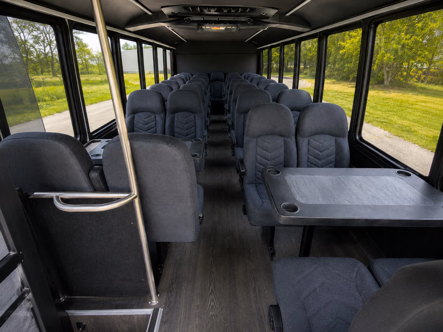 corporate event buses and employee shuttle services in westland