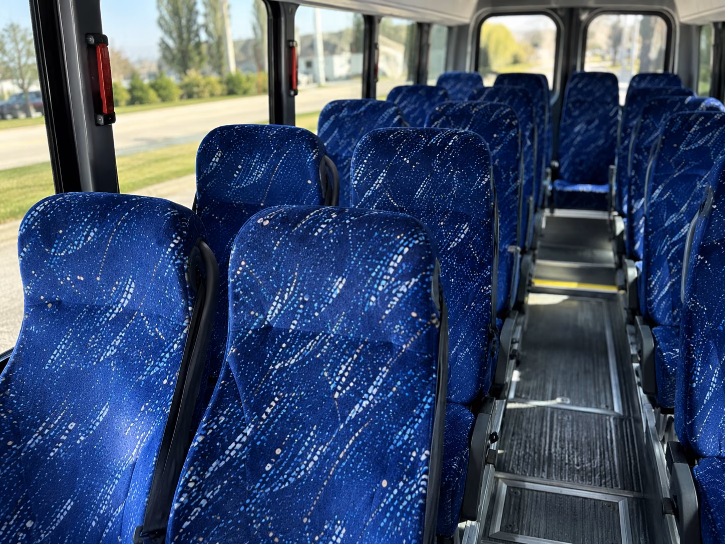 westland 18 passenger minibus inside