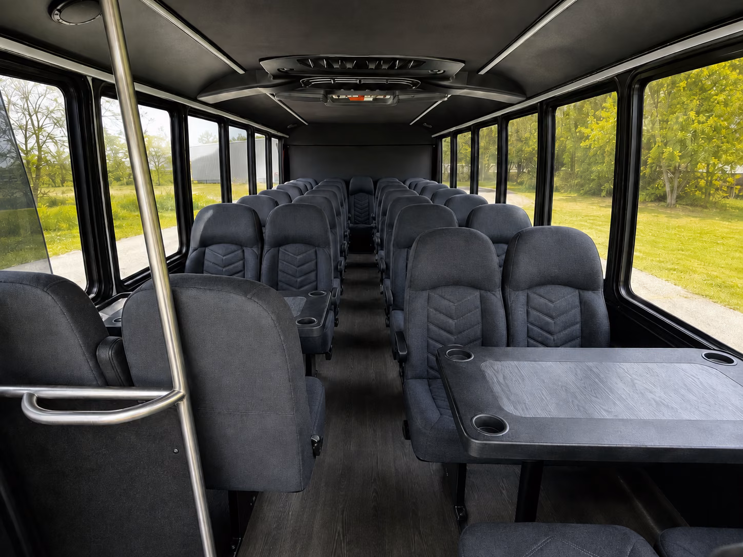 westland 18 passenger minibus interior
