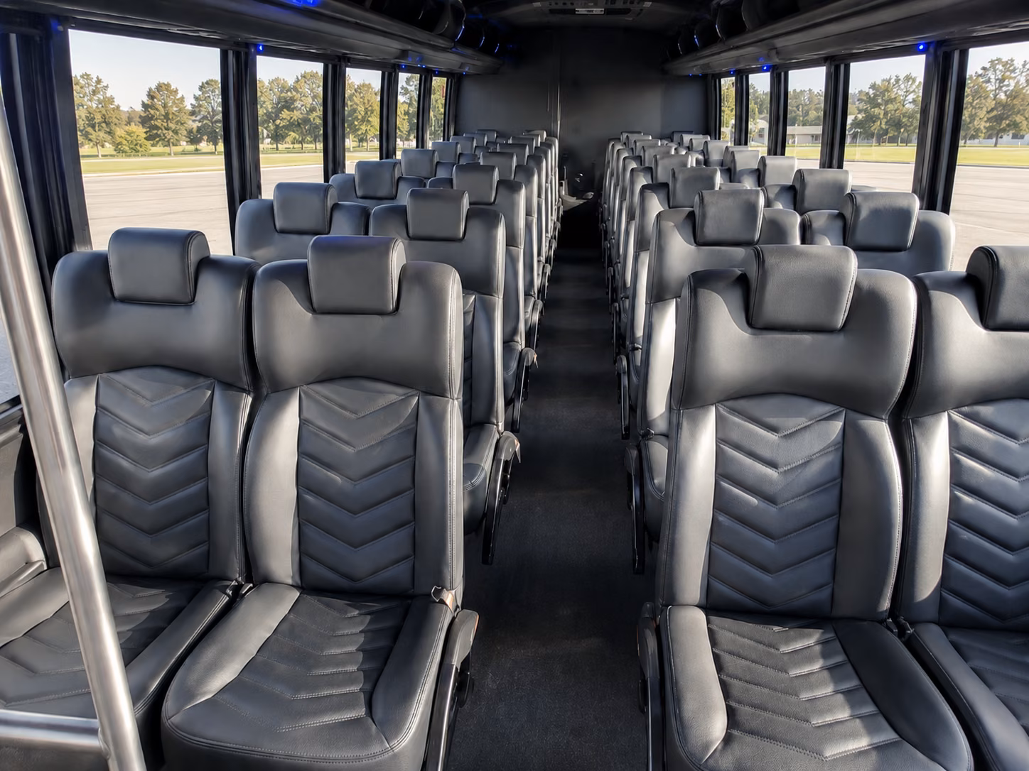 westland 20 passenger minibus interior