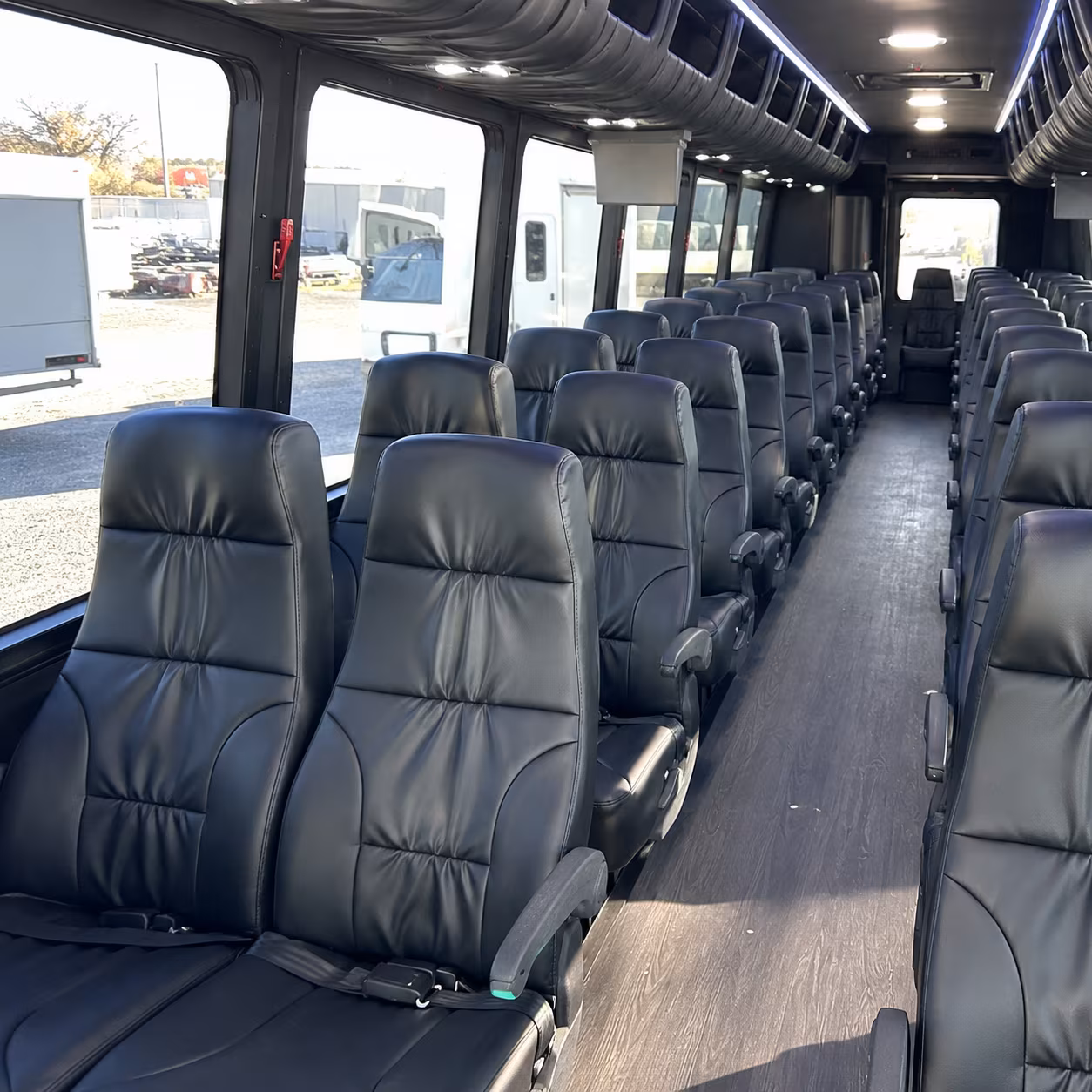 westland 25 passenger minibus inside