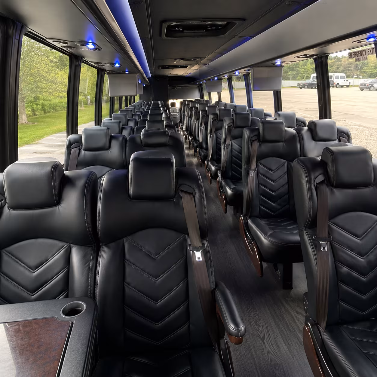 westland 25 passenger minibus interior