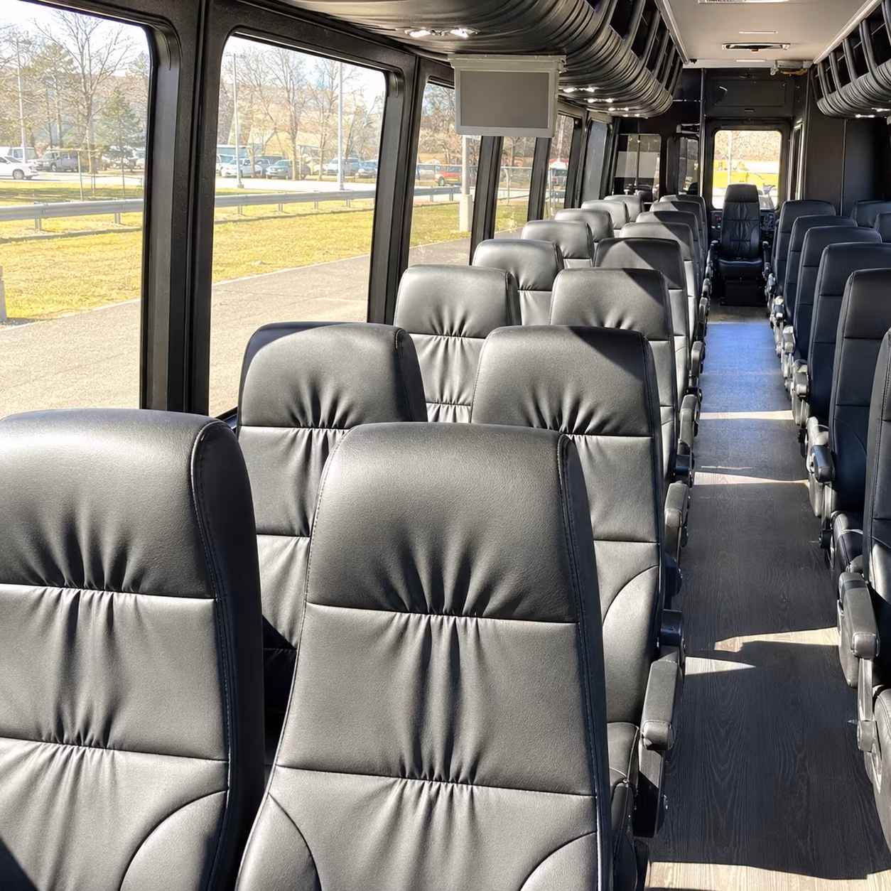 westland 28 passenger minibus inside