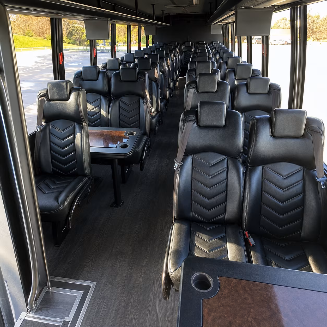westland 28 passenger minibus interior