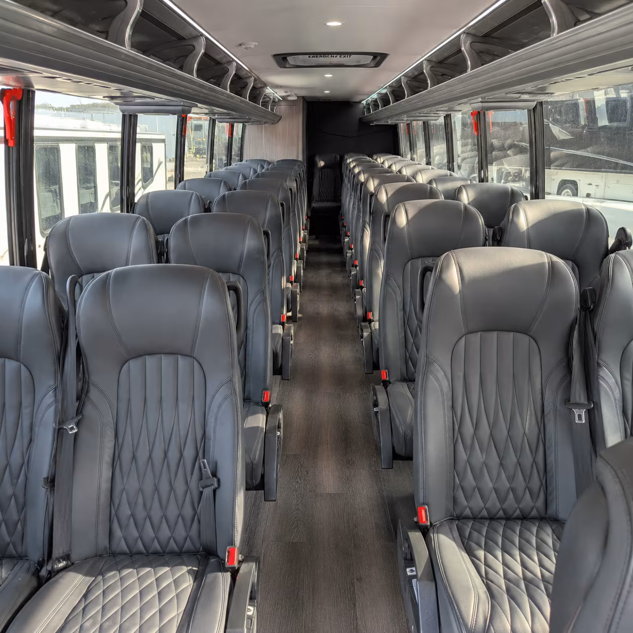 westland 30 passenger minibus inside