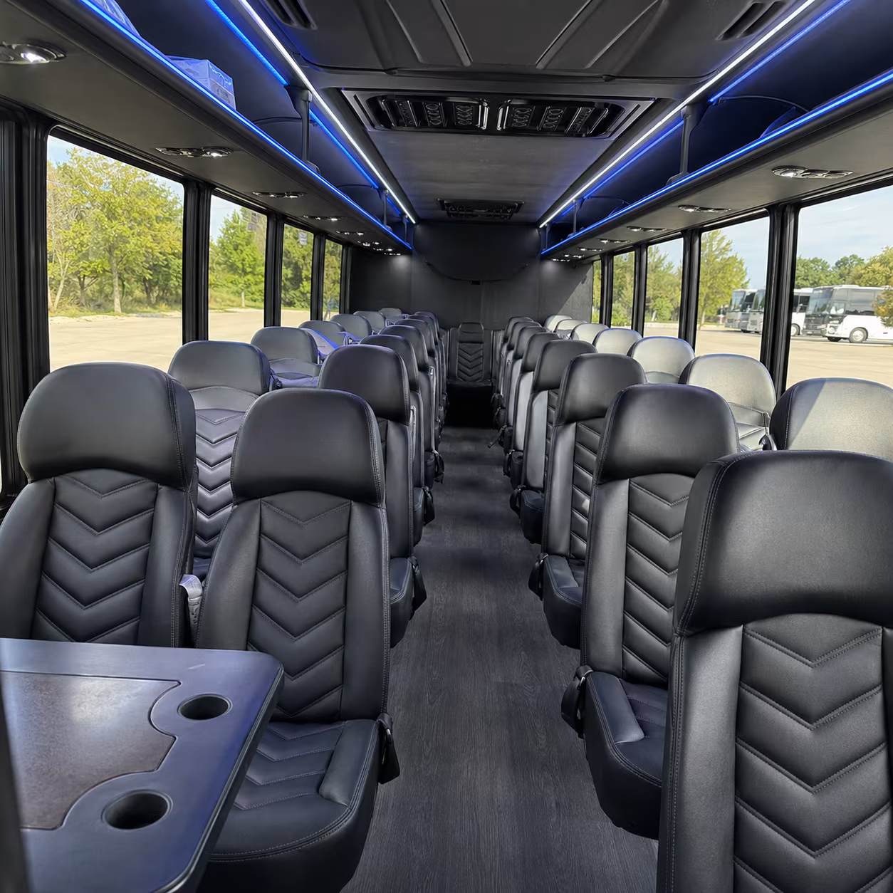 westland 35 passenger minibus interior