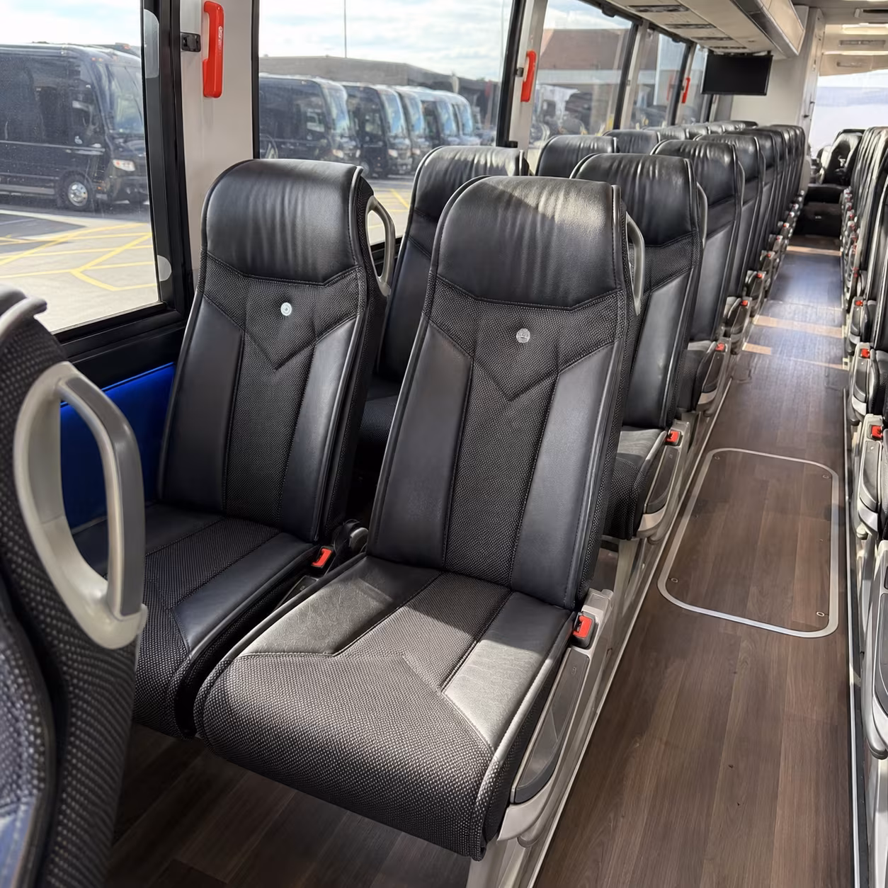 westland 40 passenger charter bus interior