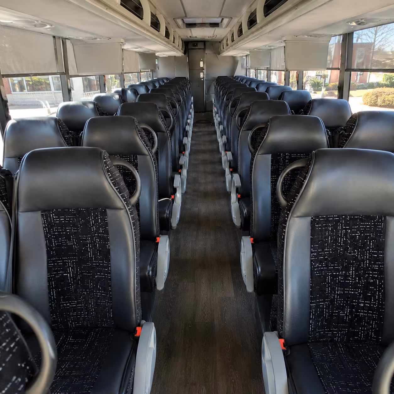 westland 54 passenger charter bus inside