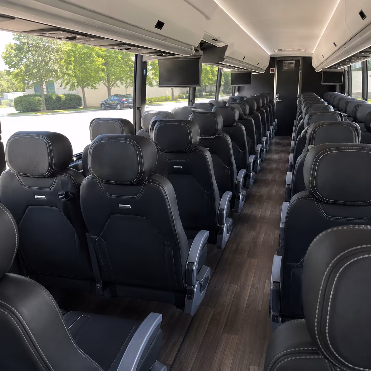 westland 56 passenger charter bus interior