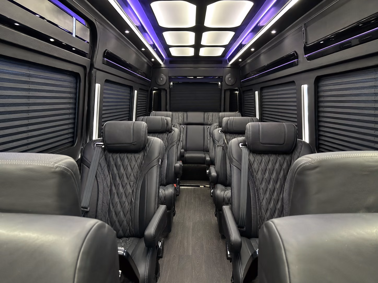 westland sprinter van with driver inside